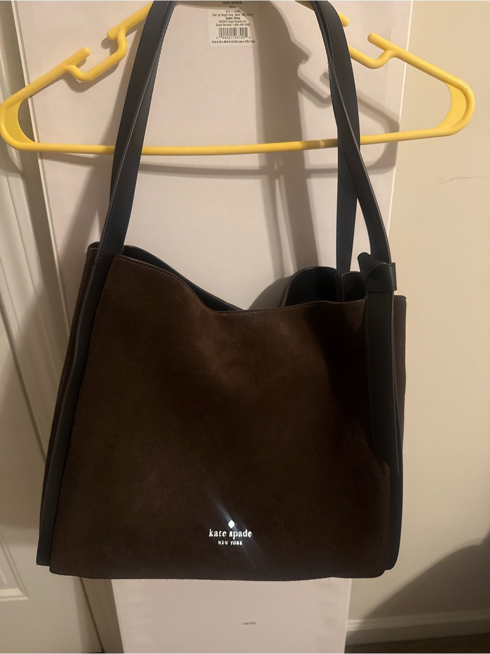kate spade Knott Carryall Bag-Hot Fudge Suede